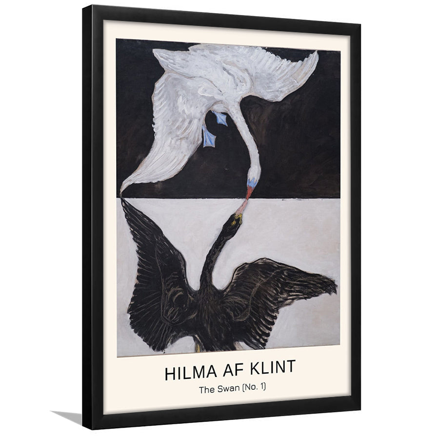 Hilma Af Klint Art Print, Abstract, Art Reproduction, The Swan, No. 1, Framed Art Print, Fine Art Print