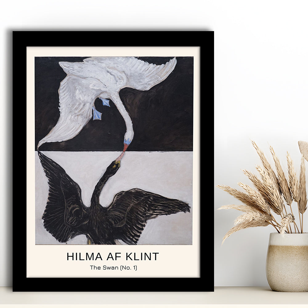 Hilma Af Klint Art Print, Abstract, Art Reproduction, The Swan, No. 1, Framed Art Print, Fine Art Print