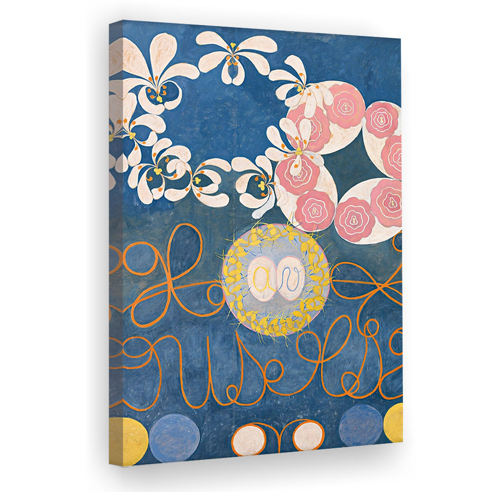 Hilma Af Klint Art Print, Abstract, Art Reproduction, Hilma Af Klint Print, The Ten Largest, No.1, Canvas Print, Canvas Decor