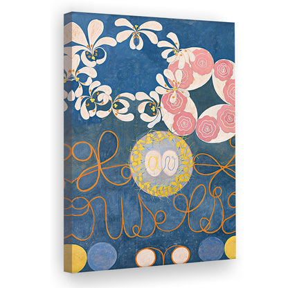 Hilma Af Klint Art Print, Abstract, Art Reproduction, Hilma Af Klint Print, The Ten Largest, No.1, Canvas Print, Canvas Decor