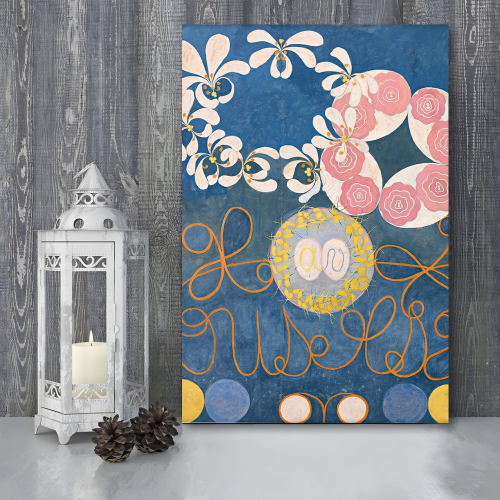 Hilma Af Klint Art Print, Abstract, Art Reproduction, Hilma Af Klint Print, The Ten Largest, No.1, Canvas Print, Canvas Decor