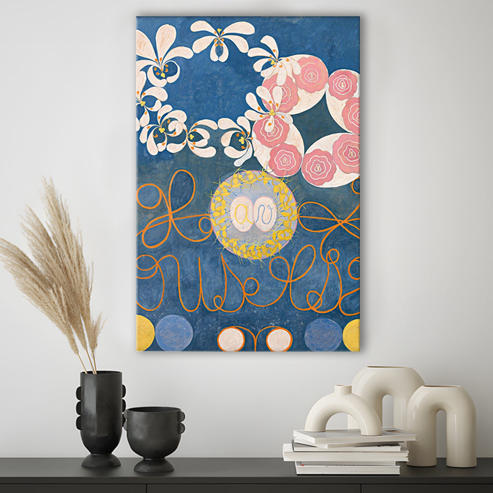 Hilma Af Klint Art Print, Abstract, Art Reproduction, Hilma Af Klint Print, The Ten Largest, No.1, Canvas Print, Canvas Decor
