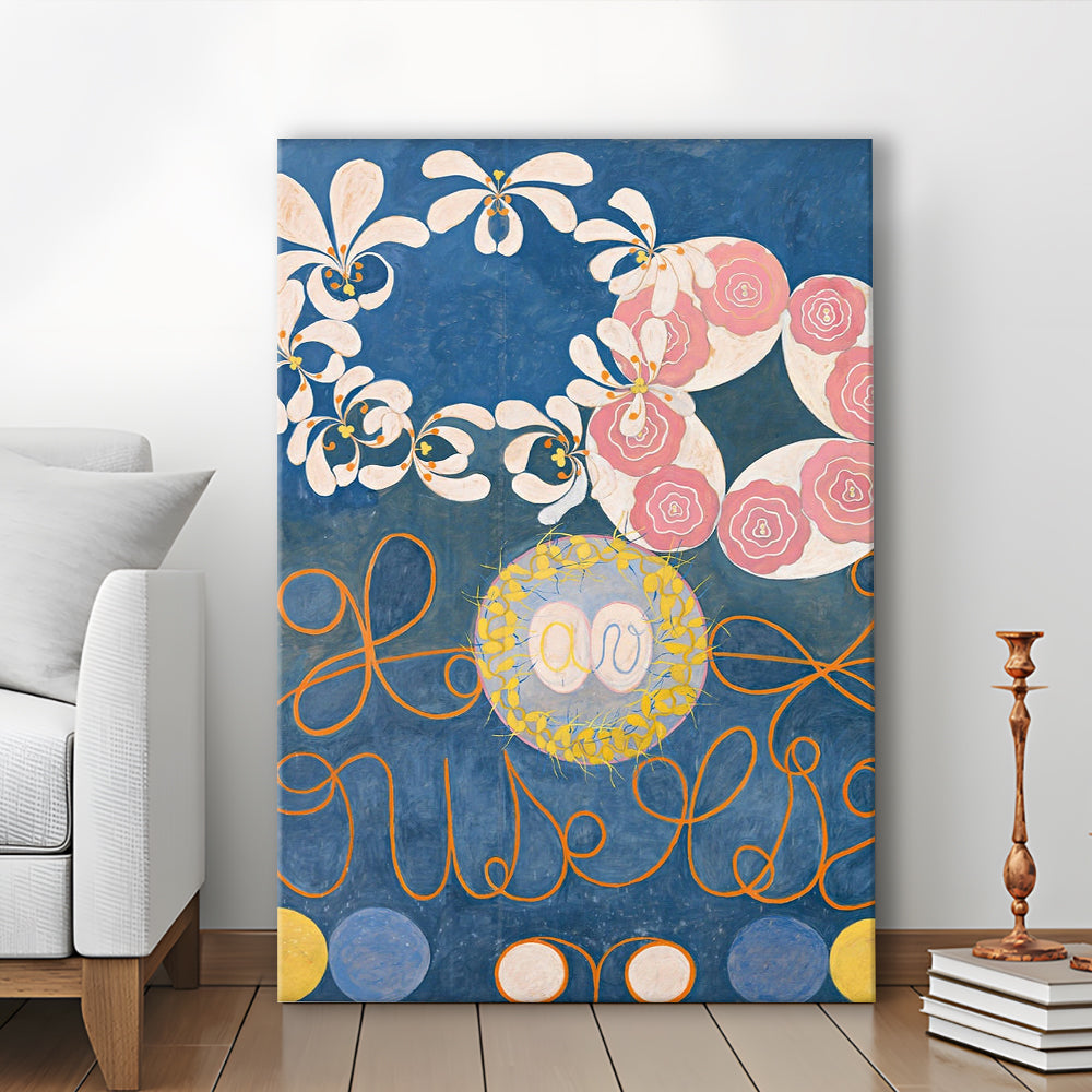 Hilma Af Klint Art Print, Abstract, Art Reproduction, Hilma Af Klint Print, The Ten Largest, No.1, Canvas Print, Canvas Decor
