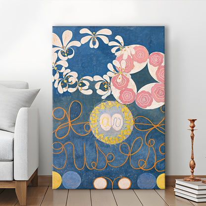 Hilma Af Klint Art Print, Abstract, Art Reproduction, Hilma Af Klint Print, The Ten Largest, No.1, Canvas Print, Canvas Decor