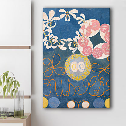Hilma Af Klint Art Print, Abstract, Art Reproduction, Hilma Af Klint Print, The Ten Largest, No.1, Canvas Print, Canvas Decor