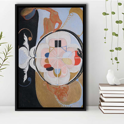 Hilma Af Klint Art Print, Abstract, Art Reproduction, Hilma Af Klint Print, Framed Canvas Print, Floating Frame