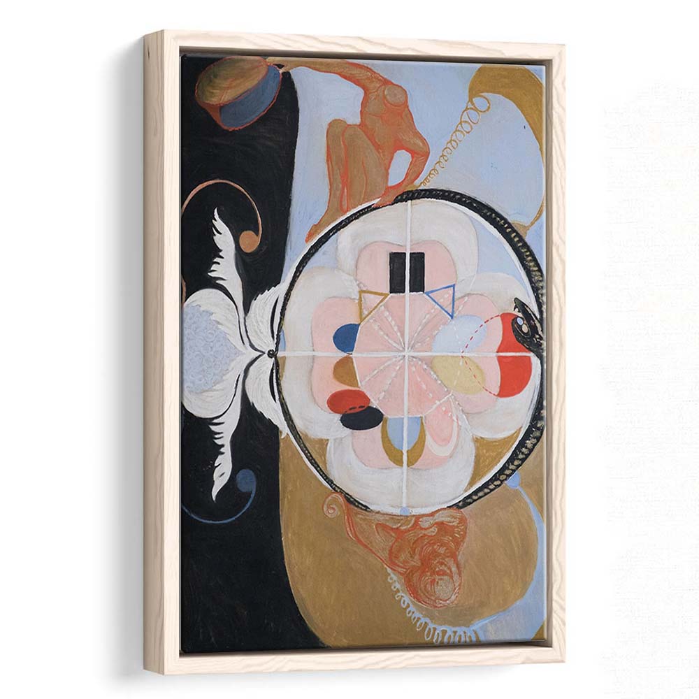 Hilma Af Klint Art Print, Abstract, Art Reproduction, Hilma Af Klint Print, Framed Canvas Print, Floating Frame