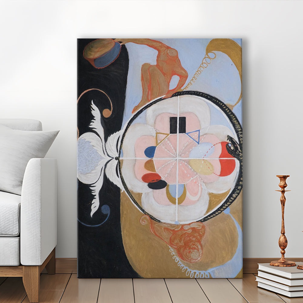 Hilma Af Klint Art Print, Abstract, Art Reproduction, Hilma Af Klint Print, Canvas Print, Canvas Decor