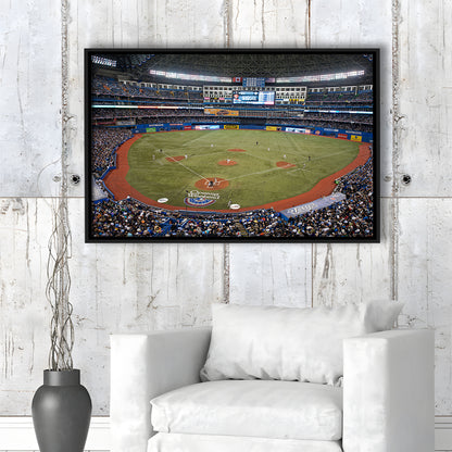 Hiram Bithorn Stadium, Stadium Canvas, Sport Art, Framed Canvas Print Wall Art, Floating Frame