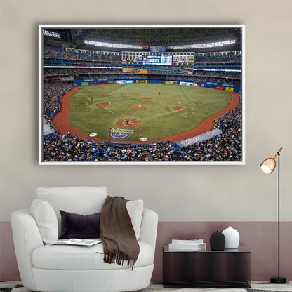 Hiram Bithorn Stadium, Stadium Canvas, Sport Art, Framed Canvas Print Wall Art, Floating Frame