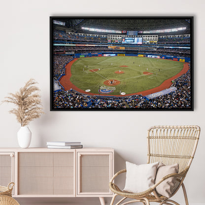 Hiram Bithorn Stadium, Stadium Canvas, Sport Art, Framed Canvas Print Wall Art, Floating Frame