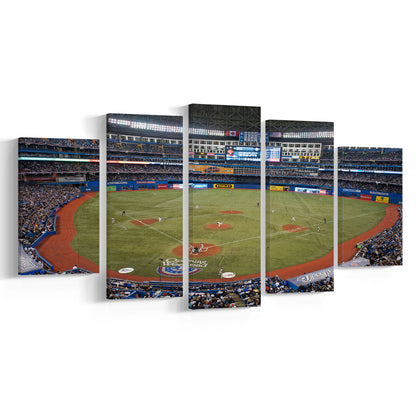 Hiram Bithorn Stadium, Stadium Canvas, Sport Art, Gift for him, 5 Panel, Large Canvas, Canvas Print Wall Art