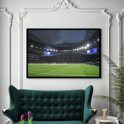 Hotspur Stadium, Stadium Canvas, Sport Art, Gift for him, Framed Art Print Wall Decor, Picture Framed