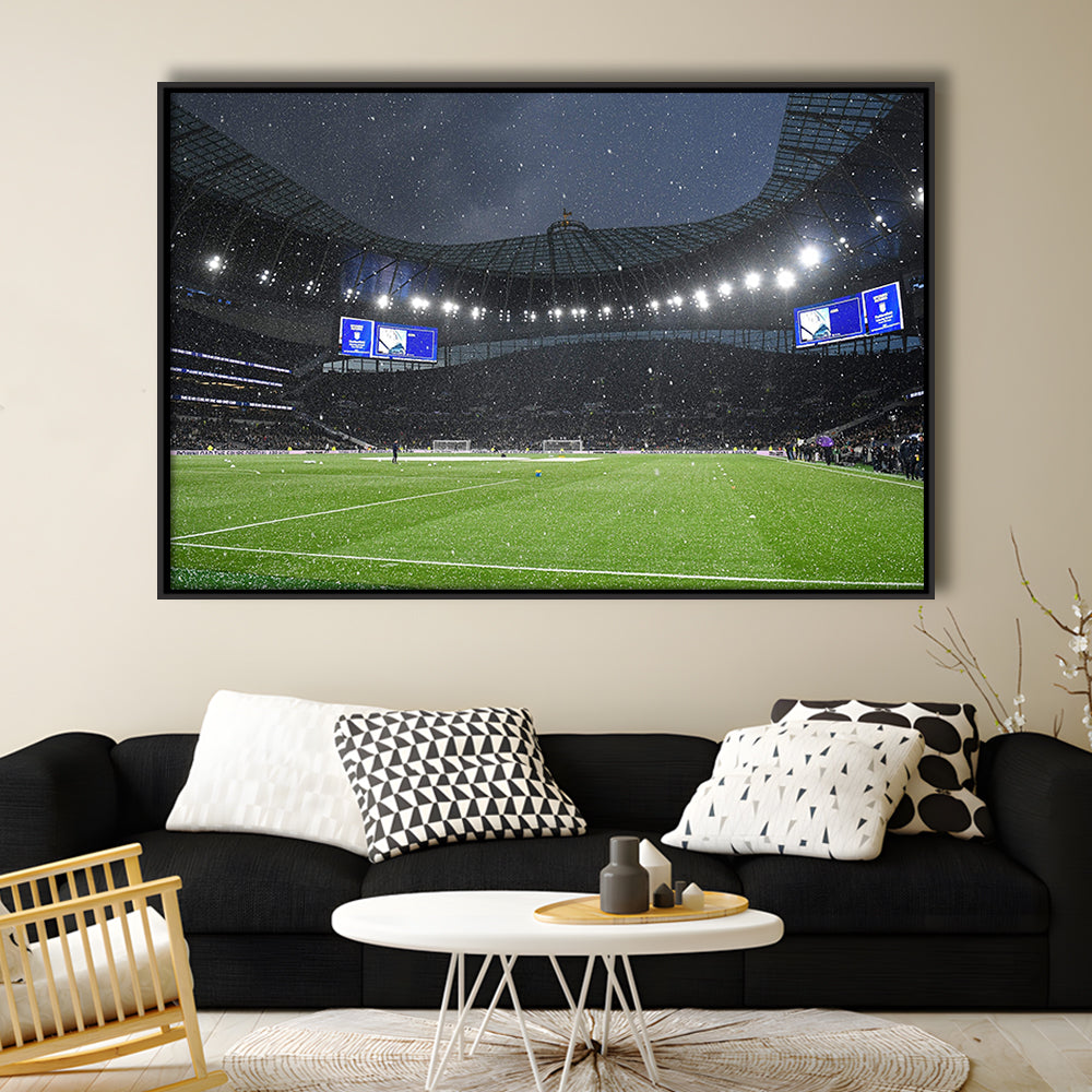 Hotspur Stadium, Stadium Canvas, Sport Art, Framed Canvas Print Wall Art, Floating Frame