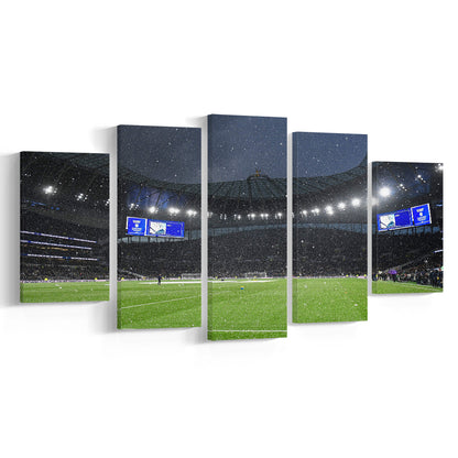 Hotspur Stadium, Stadium Canvas, Sport Art, Gift for him, 5 Panel, Large Canvas, Canvas Print Wall Art