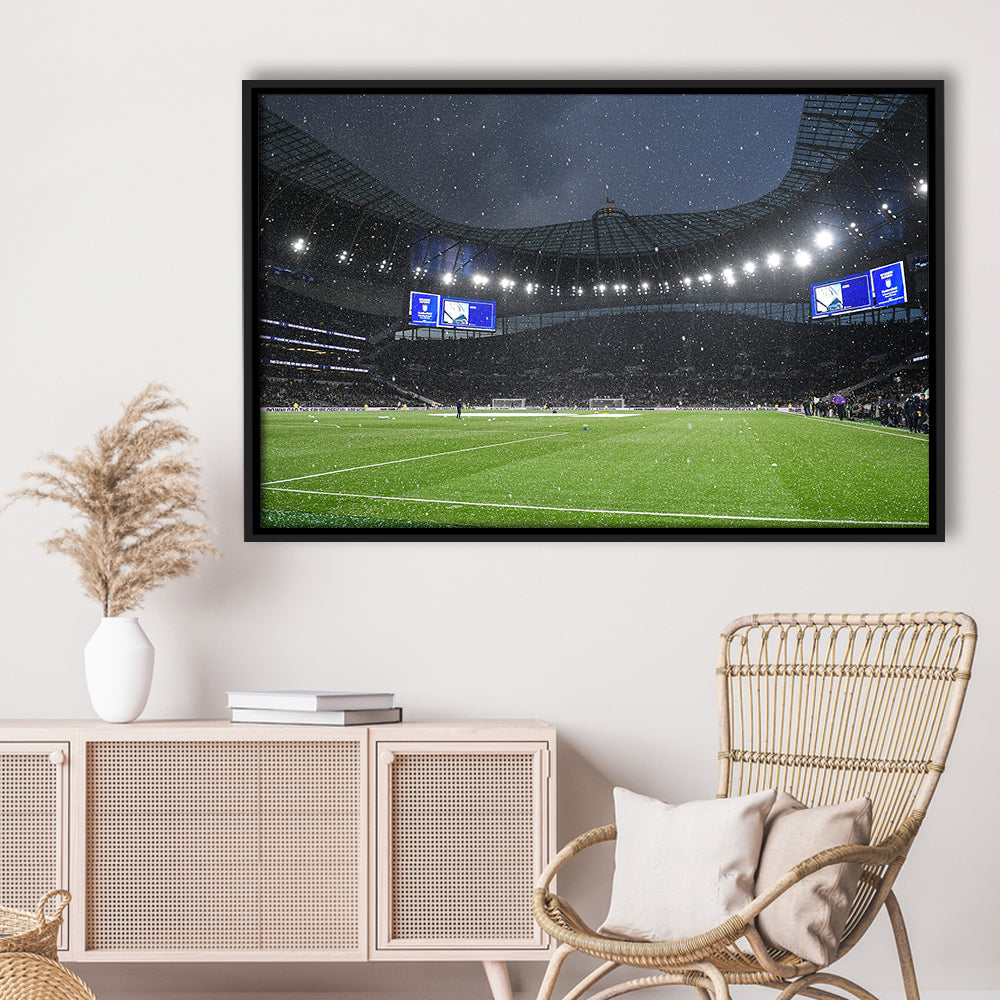 Hotspur Stadium, Stadium Canvas, Sport Art, Framed Canvas Print Wall Art, Floating Frame