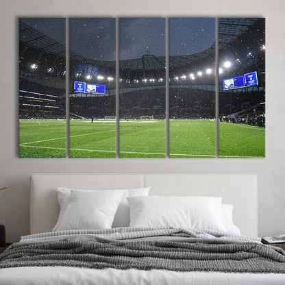 Hotspur Stadium, Stadium Canvas, Sport Art, 5 Panel B, Extra Large Canvas, Canvas Print Wall Art