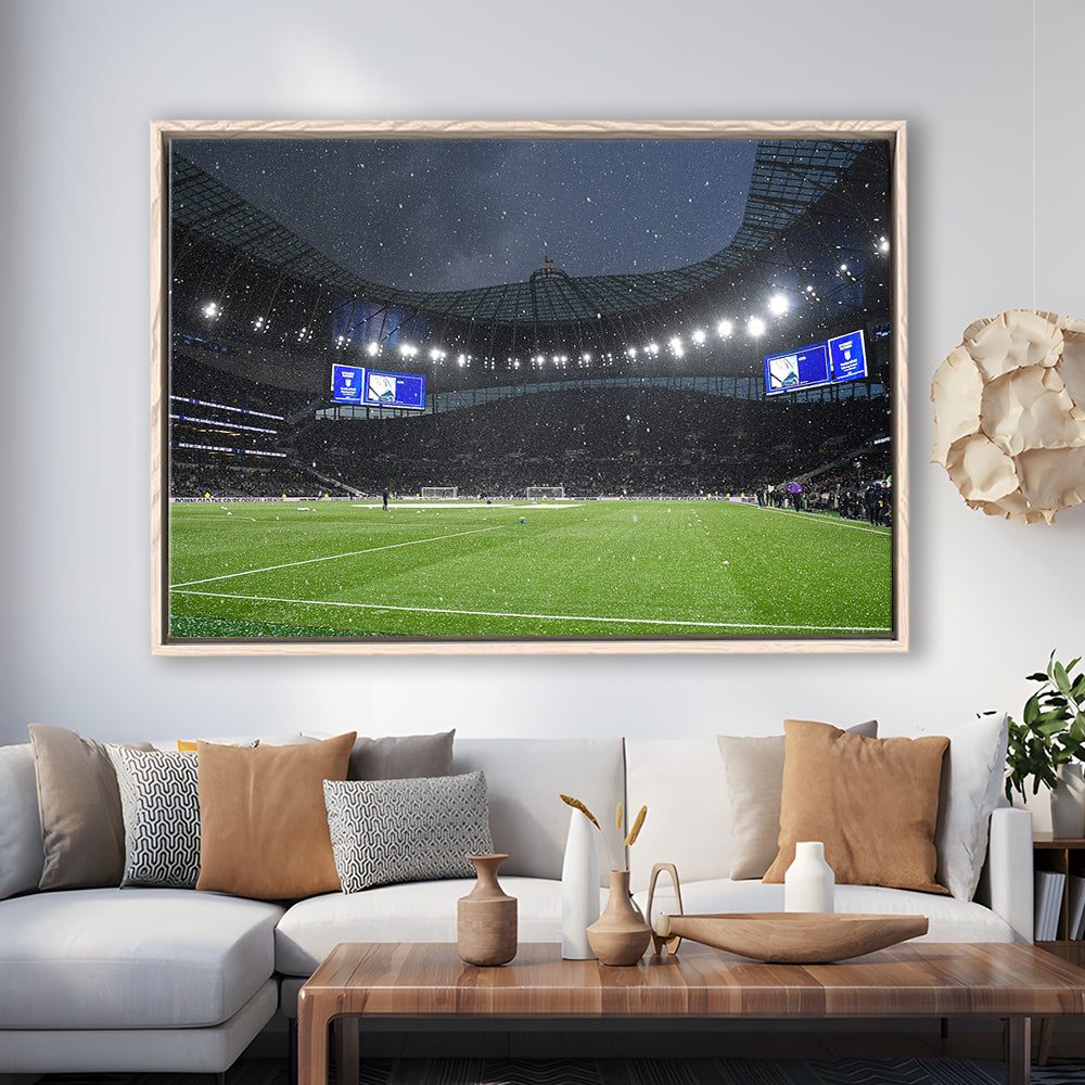 Hotspur Stadium, Stadium Canvas, Sport Art, Framed Canvas Print Wall Art, Floating Frame