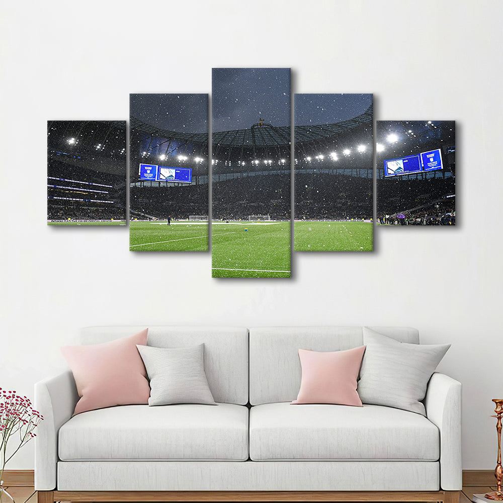 Hotspur Stadium, Stadium Canvas, Sport Art, Gift for him, 5 Panel, Large Canvas, Canvas Print Wall Art
