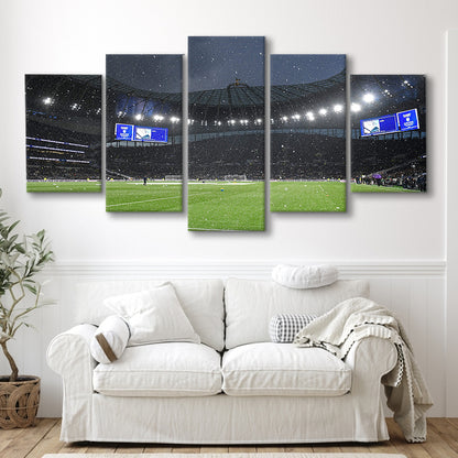 Hotspur Stadium, Stadium Canvas, Sport Art, Gift for him, 5 Panel, Large Canvas, Canvas Print Wall Art