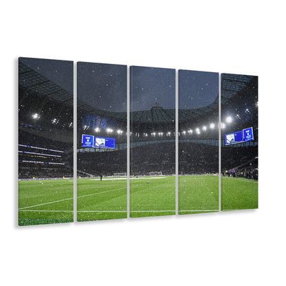 Hotspur Stadium, Stadium Canvas, Sport Art, 5 Panel B, Extra Large Canvas, Canvas Print Wall Art