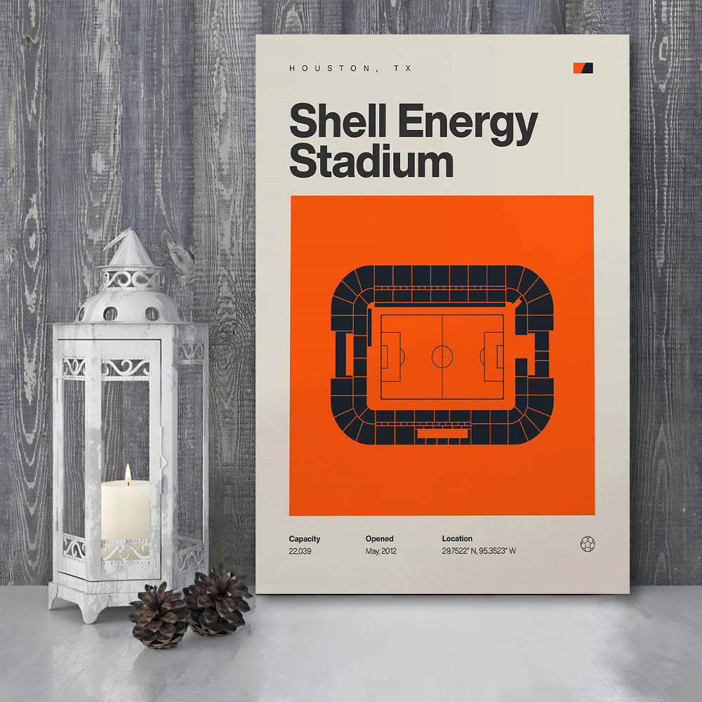 Houston Dynamo Stadium Print, Shell Energy Stadium Print, Fan Gifts, Sport Art, Canvas Print Wall Art