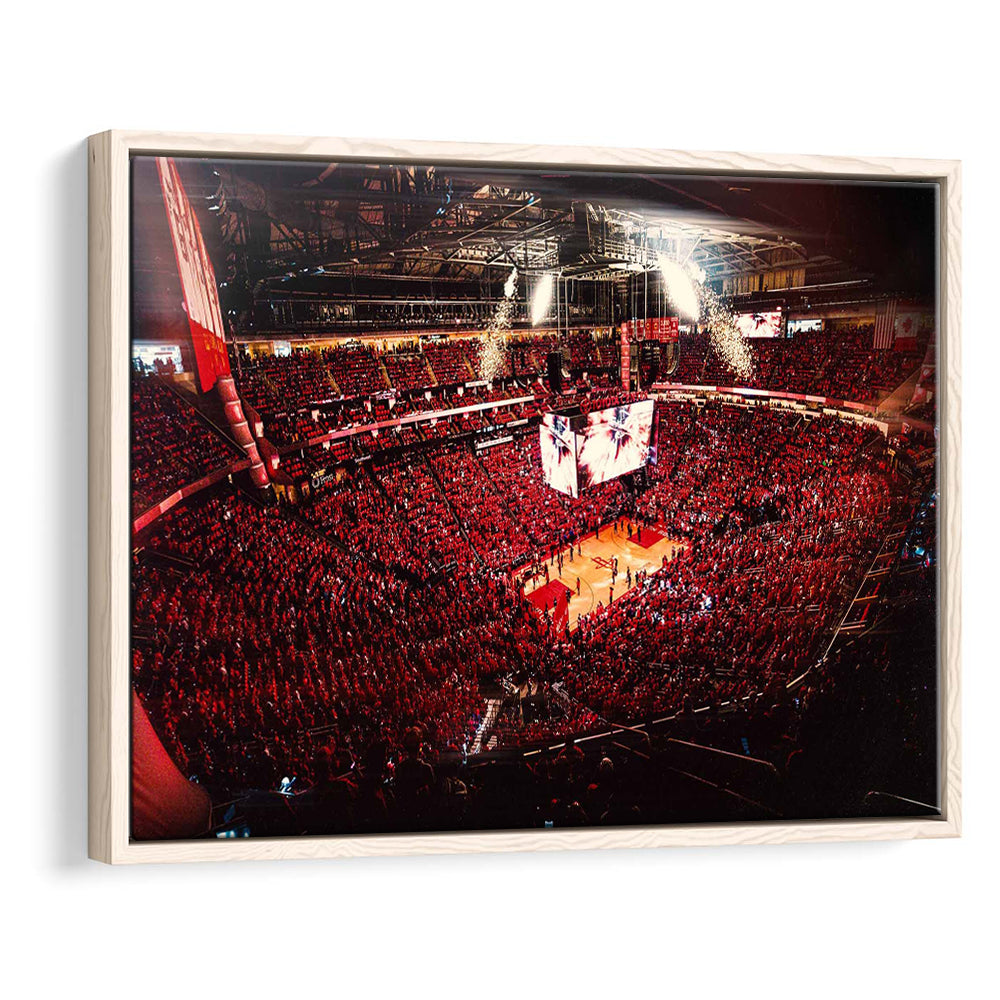 Houston Rockets, Stadium Canvas, Sport Art, Framed Canvas Print Wall Art, Floating Frame