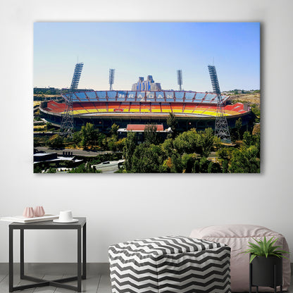Hrazdan Stadium, Stadium Canvas, Sport Art, Gift for him, Man Cave Decor, Art Print, Canvas Print Wall Art