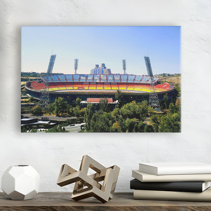 Hrazdan Stadium, Stadium Canvas, Sport Art, Gift for him, Man Cave Decor, Art Print, Canvas Print Wall Art