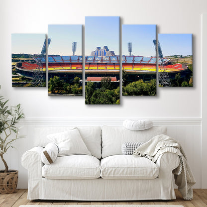 Hrazdan Stadium, Stadium Canvas, Sport Art, Gift for him, 5 Panel, Large Canvas, Canvas Print Wall Art