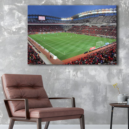 Ibaraki Kashima Stadium, Stadium Canvas, Sport Art, Gift for him, Man Cave Decor, Art Print, Canvas Print Wall Art
