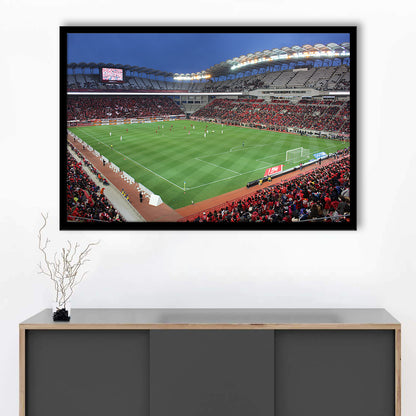 Ibaraki Kashima Stadium, Stadium Canvas, Sport Art, Gift for him, Framed Art Print Wall Decor, Picture Framed