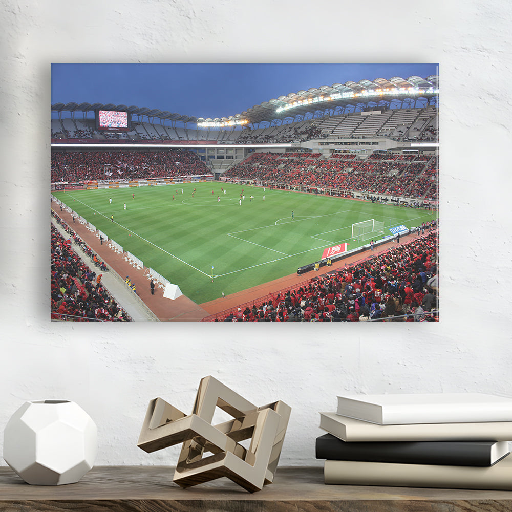 Ibaraki Kashima Stadium, Stadium Canvas, Sport Art, Gift for him, Man Cave Decor, Art Print, Canvas Print Wall Art