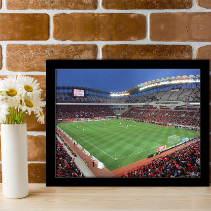 Ibaraki Kashima Stadium, Stadium Canvas, Sport Art, Gift for him, Framed Art Print Wall Decor, Picture Framed