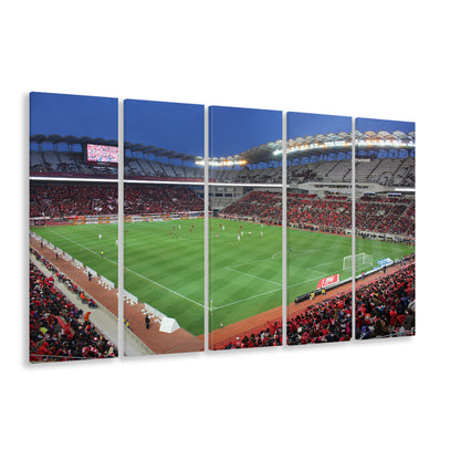 Ibaraki Kashima Stadium, Stadium Canvas, Sport Art, 5 Panel B, Extra Large Canvas, Canvas Print Wall Art