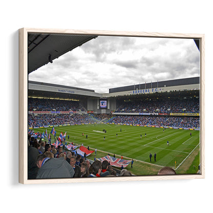 Ibrox Stadium, Stadium Canvas, Sport Art, Framed Canvas Print Wall Art, Floating Frame