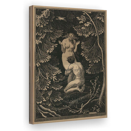 In Paradise By Max Svabinsky Wall Art Decor, The Fruit Was Never An Apple, Eros Fantasy, Canvas Print, Canvas Decor