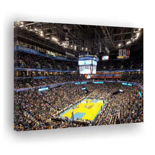 Inside American Airlines Arena, Stadium Canvas, Sport Art, Gift for him, Man Cave Decor, Art Print, Canvas Print Wall Art
