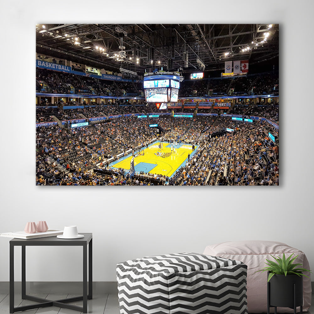 Inside American Airlines Arena, Stadium Canvas, Sport Art, Gift for him, Man Cave Decor, Art Print, Canvas Print Wall Art