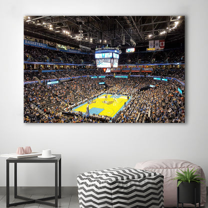 Inside American Airlines Arena, Stadium Canvas, Sport Art, Gift for him, Man Cave Decor, Art Print, Canvas Print Wall Art