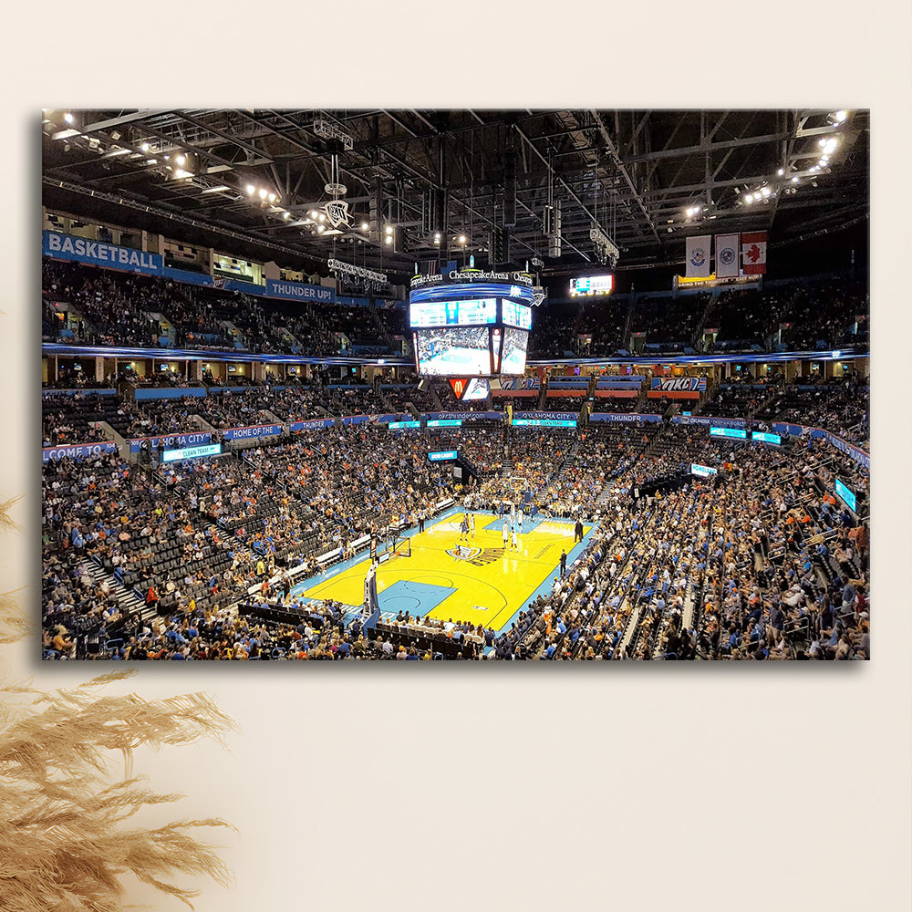 Inside American Airlines Arena, Stadium Canvas, Sport Art, Gift for him, Man Cave Decor, Art Print, Canvas Print Wall Art