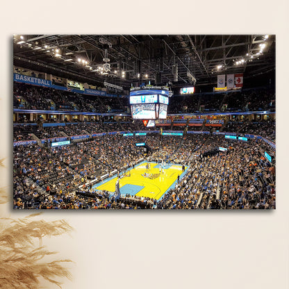 Inside American Airlines Arena, Stadium Canvas, Sport Art, Gift for him, Man Cave Decor, Art Print, Canvas Print Wall Art