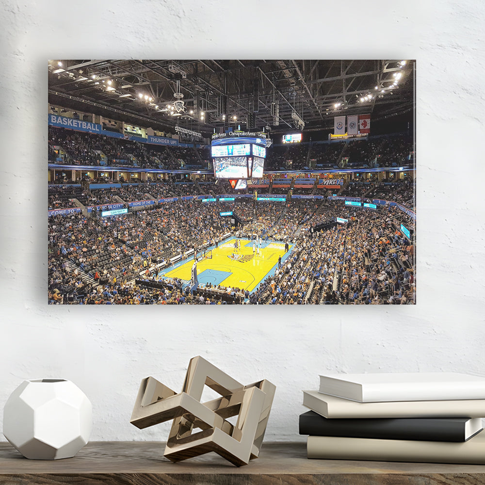 Inside American Airlines Arena, Stadium Canvas, Sport Art, Gift for him, Man Cave Decor, Art Print, Canvas Print Wall Art