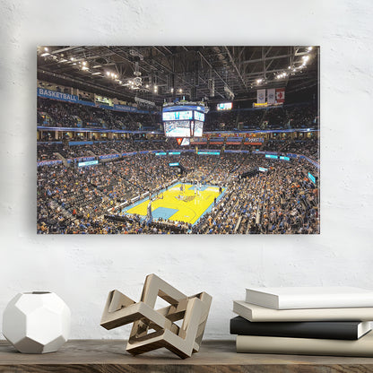 Inside American Airlines Arena, Stadium Canvas, Sport Art, Gift for him, Man Cave Decor, Art Print, Canvas Print Wall Art