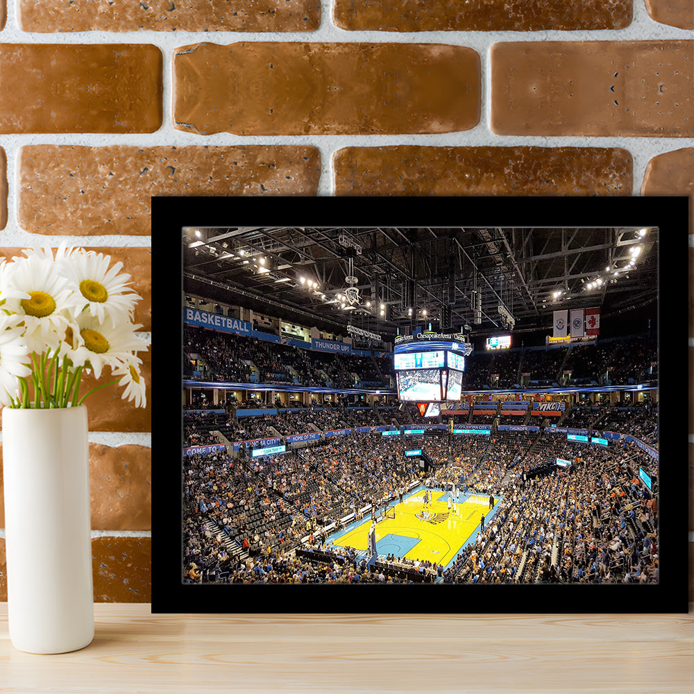 Inside American Airlines Arena, Stadium Canvas, Sport Art, Gift for him, Framed Art Print Wall Decor, Picture Framed