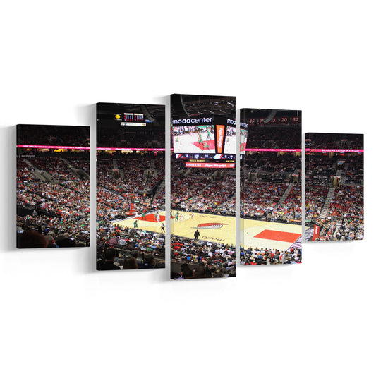 Inside Scotiabank Arena Toronto, Stadium Canvas, Sport Art, Gift for him, 5 Panel, Large Canvas, Canvas Print Wall Art