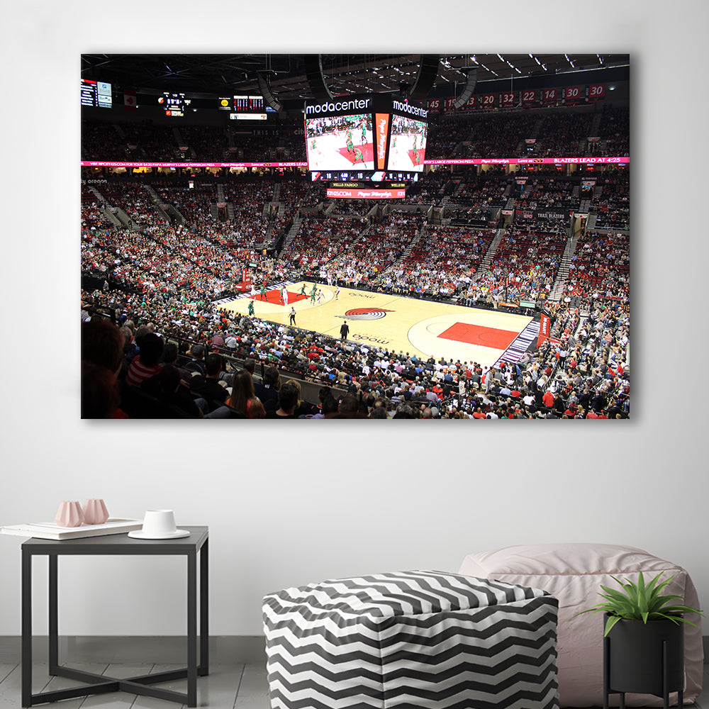 Inside Scotiabank Arena Toronto, Stadium Canvas, Sport Art, Gift for him, Man Cave Decor, Art Print, Canvas Print Wall Art