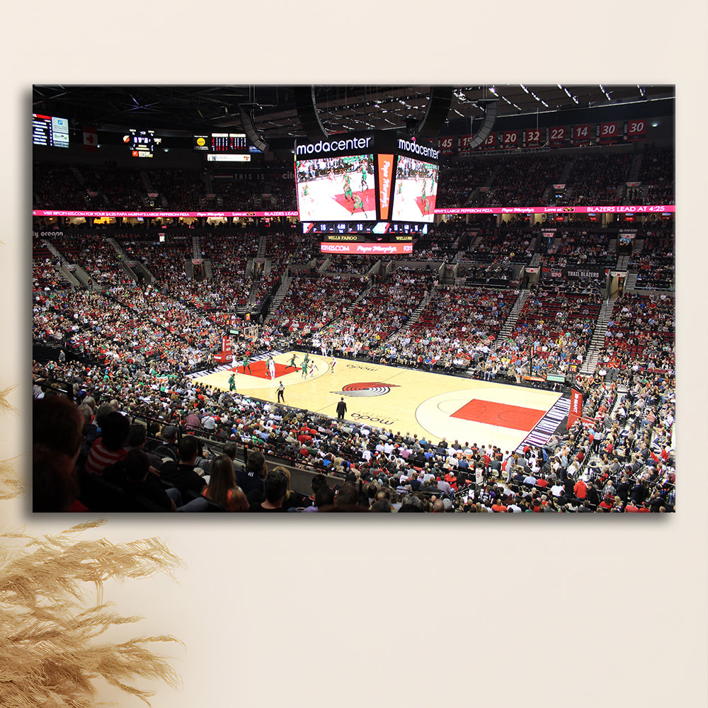 Inside Scotiabank Arena Toronto, Stadium Canvas, Sport Art, Gift for him, Man Cave Decor, Art Print, Canvas Print Wall Art