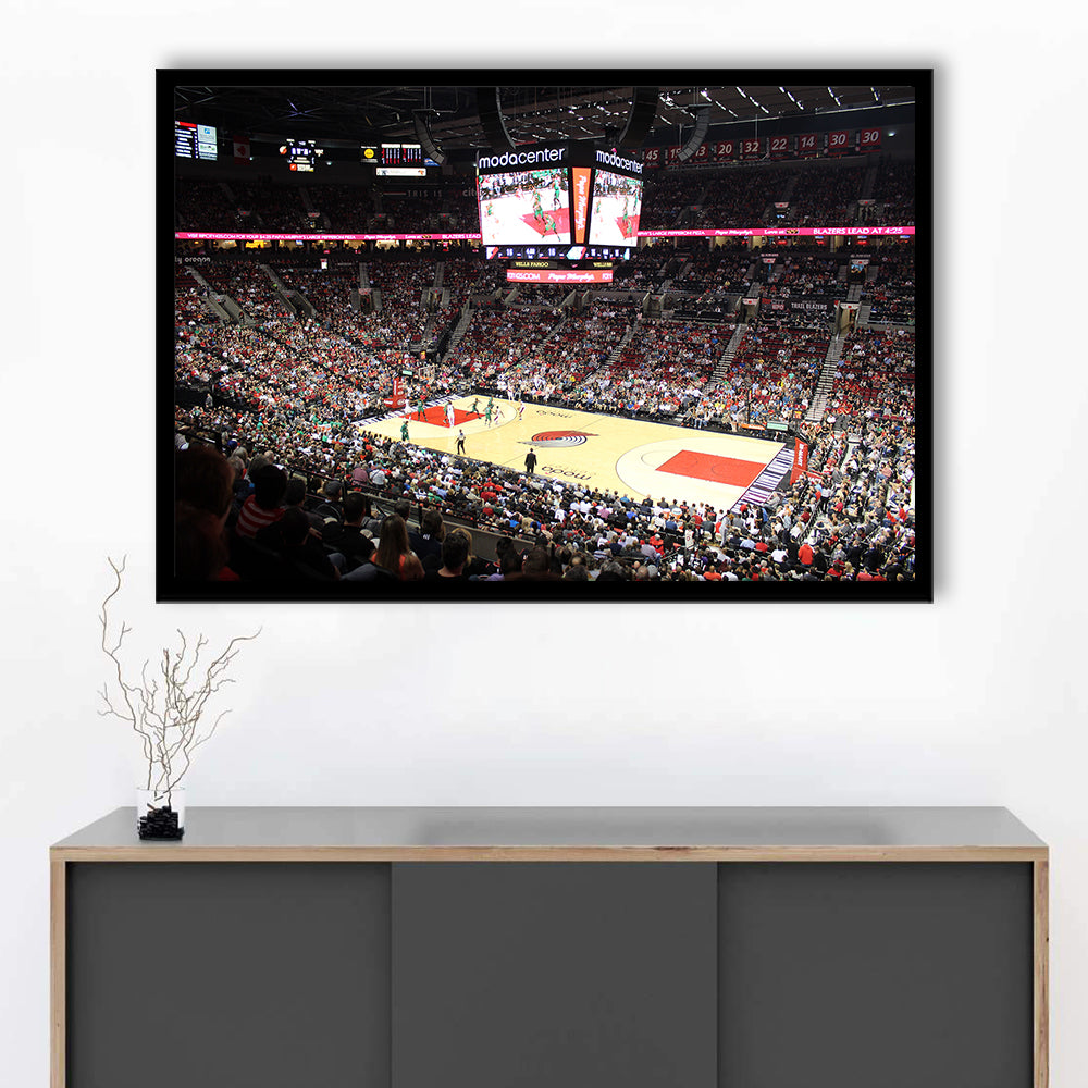 Inside Scotiabank Arena Toronto, Stadium Canvas, Sport Art, Gift for him, Framed Art Print Wall Decor, Picture Framed