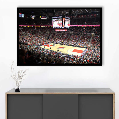 Inside Scotiabank Arena Toronto, Stadium Canvas, Sport Art, Gift for him, Framed Art Print Wall Decor, Picture Framed